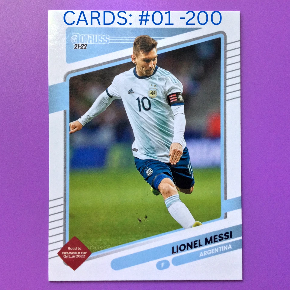 2021-22 Panini Donruss Soccer Road to Qatar FIFA World Cup Cards #1 - 200 - Image 1 of 1
