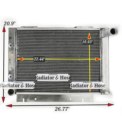 Radiator Fit 1960-1963 Ford Galaxie 500Xl l6 V8 Mt/At 1961 1962 63 Full Aluminum - Image 1 of 4