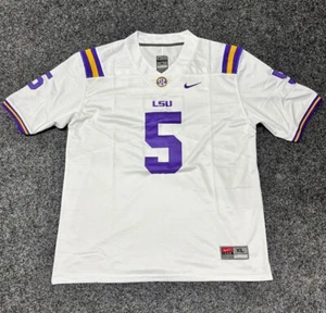 Jayden Daniels #5 LSU Stitched Jersey White Free Shipping! - Picture 1 of 4