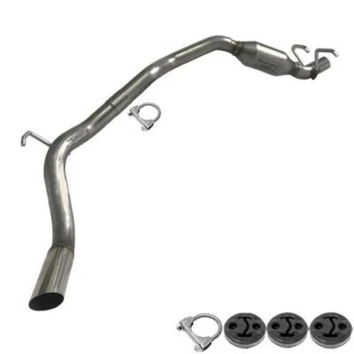 Stainless Steel Resonator Tail Pipe with Hangers fits: 01-05 Explorer Sport Trac - Изображение 1 из 4