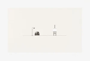 Tino STEFANONI: Elenco di cose, litografia a colori, grafica, arte, design - Imagen 1 de 2