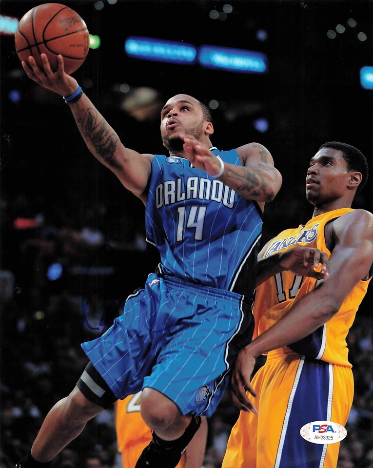Jameer Nelson signed 8x10 photo PSA/DNA Orlando Magic Autographed - Image 1 of 1