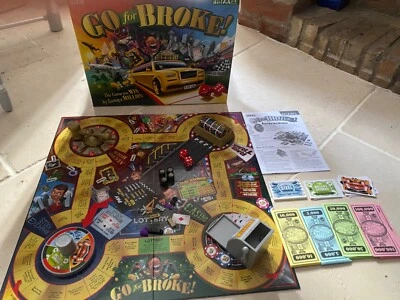 Go For Broke Board Game MB Games 100% Complete - Image 1 of 4