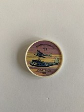 1962 Jell-O History of Aviation Coins #17 Piggyback 1938, VINTAGE! (inv.1)