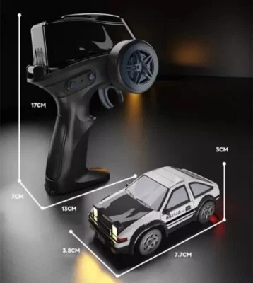США AE86 настольный дрифта автомобиля 1/64 2.4G 4WD дистанционный дроссель конкуренции гонки подарок - Изображение 1 из 4