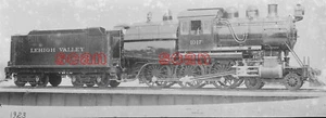 4DD471 NEG/RP 1900er Jahre ? LEHIGH VALLEY RAILROAD CAMELBACK 460 LOK #1017 - Bild 1 von 1