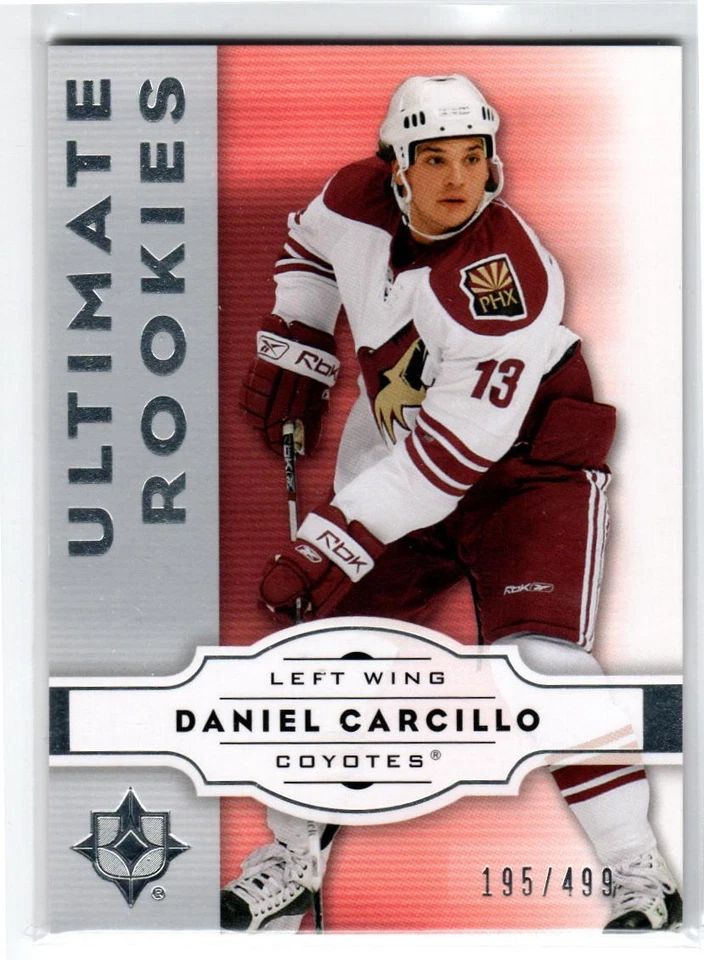 2007-08 Ultimate Collection #99 Daniel Carcillo RC 499 (ref 192663) - Image 1 of 1