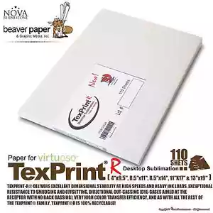 Papel de transferencia de sublimación *** Texprint R *** Paquete de 110 hojas - Imagen 1 de 1