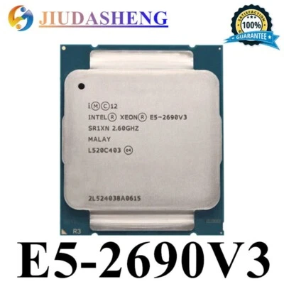 Intel Xeon E5-2690V3 SR1XN 2.6GHz 12-Core HT Processor Socket 2011-3 OEM CPU X99 - Image 1 of 2