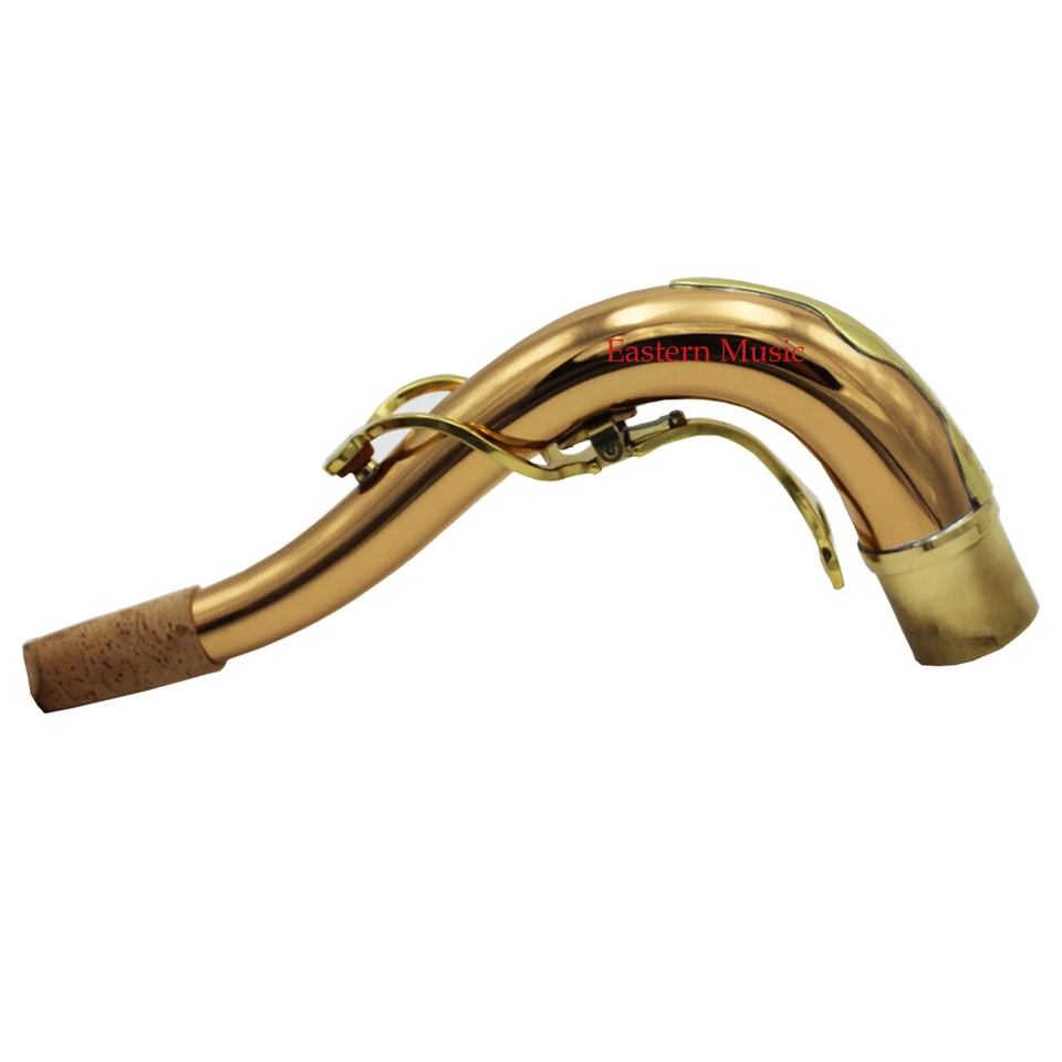 Eastern music Power Neck clear lacquered copper underslung tenor saxophone neck