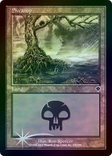 Swamp 339 - Foil New MTG Invasion Magic 2B3