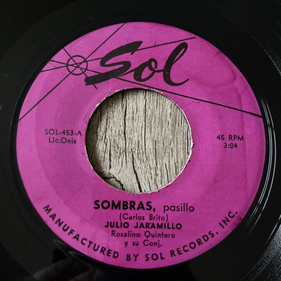 BOLERO 45: Julio Jaramillo – Adoracion / Prisionero En Tus Pupilas SOL RECORDS Foto 1 de 4