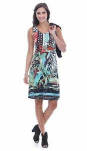 Parsley & Sage Plus Size Fern Dress Sleeveless Print Sundress 3X 18T22D - Picture 1 of 1