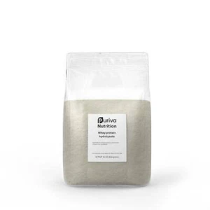 Proteine in polvere, proteine del siero di latte idrolizzate isolate, semplici, 1 libbra, Puriva Nutritio - Foto 1 di 9