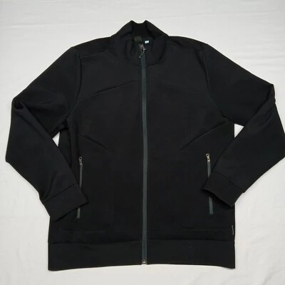 Chaqueta Schneider Para Hombre 50 Negra Poliéster Elastizada Manga Larga Cuello Simulado Cremallera Completa Foto 1 de 4