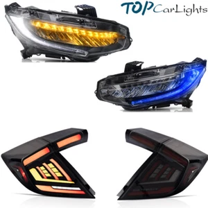 Faros LED DRL azules VLAND + luces traseras para Honda Civic Hatchback 2016-2021 - Imagen 1 de 22