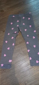 H&M Leggings Hose Gr. 98 Herzen gefüttert Babyjeans Babyhose Mädchen Babygirl - Bild 1 von 4