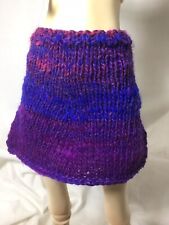 Bjd-Msd 1/4 Lt.&Dk. Blues & Purples~Beautifully Knitted Skirt~Never Used!