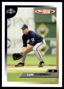 2005 Topps Total Lyle Overbay Milwaukee Brewers #70