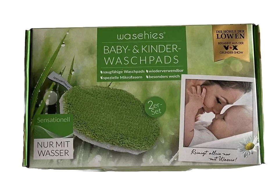 waschies Baby- und Kinder- Waschpads saugfähig wiederverwendbar besonders weich