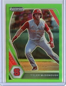 2021 Panini Prizm Draft Picks Prizms Lime Green #75 Tyler McDonough Serial #/75 - Picture 1 of 1