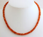Natural Sunstone Necklace Precious Stone Faceted 1A Quality Necklace 45 CM