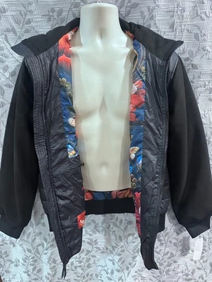 Robert Graham Men's Size L Black Full-Zip Insulation Quilted Bomber Jacket NWT - Image 1 of 4