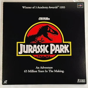 Jurassic Park Laserdisc 1993 THX NTSC Steven Spielberg Subtitle Japanese LD - Picture 1 of 9
