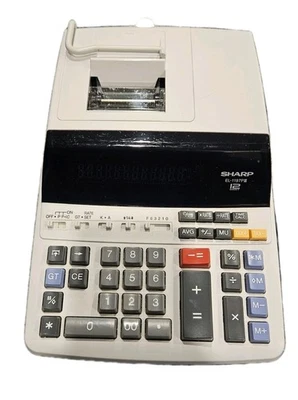 SHARP EL-2630PIII Electronic Printing Calculator Adding Machine Tested - Image 1 of 4