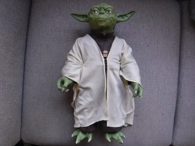 Figura de acción Jumbo Star Wars YODA 18" con túnica Jakks 2015 Gran Tamaño Maestro Jedi Foto 1 de 4