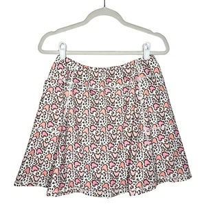 The Magic Box Mickey Mouse Leopardenmuster Disney Mini sportlicher Skort Größe Large - Bild 1 von 9
