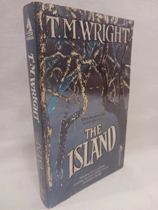 The Island T.M. Wright 1988 Horror Paperbacks from Hell 1st PB Printing VG Cond  - Picture 1 of 18