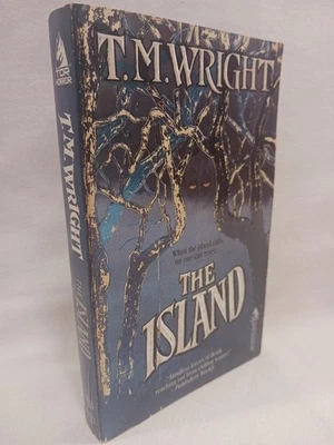 The Island T.M. Wright 1988 Horror Paperbacks from Hell 1st PB Printing VG Cond  - Image 1 of 4