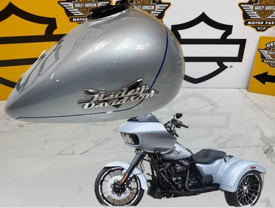 OEM Harley 08-25 Touring 2023 Road Glide 6 gal tanque de combustible gasolina Atlas plateado Foto 1 de 4