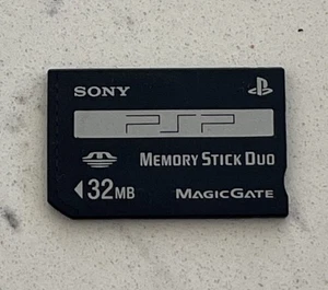 Genuine Sony 32MB Memory Stick Duo MS Card Non-PRO for Sony PSP and Old Cameras - Picture 1 of 11