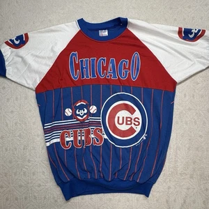 Vintage 1990 Chicago Cubs All Over Printed Gr. XLarge T-Shirt, Garan Inc. 1990 - Bild 1 von 11