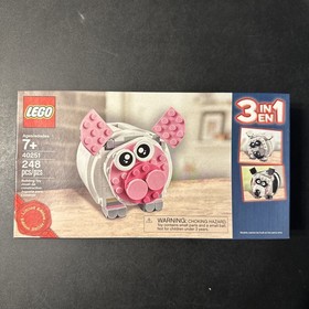 Lego Creator 3 in 1 Piggy Bank, Polar Bear, Panda (40251) New Sealed