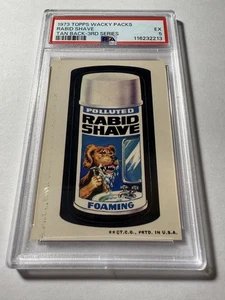 1973 Topps Wacky Packages Sticker Rabid Shave 3rd Series PSA 5 - Picture 1 of 3