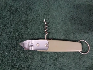 Vintage O-Green EKCO Korkenzieher Flaschen- & Dosenöffner Kunststoffgriff Edelstahl USA - Bild 1 von 11