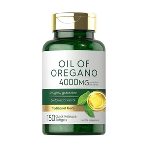Organic Oregano Oil Capsules Premium Formula 4000mg 150 Softgels Immune Support - Bild 1 von 10