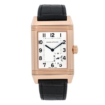 Jaeger LeCoultre Reverso 18K Rose Gold Silver Dial Hand Wind Watch 240.214 - Image 1 of 4