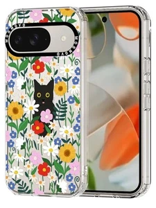 MOSNOVO Case for Google Pixel 9 & Pixel 9 Pro Clear TPU Bumper Phone Case Cover - Picture 1 of 2