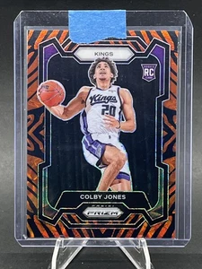 2023-24 Panini Prizm #160 Colby Jones Prizms Choice Tiger Stripe 250004 - Picture 1 of 2