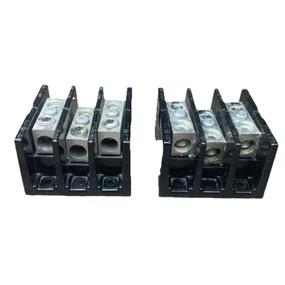 2 x Square D 9080 LBA362101 Power Terminal Block 175 A CU/135 600 VAC 9606 19766 - Image 1 of 4