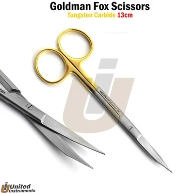 Tijeras curvas TC Goldman Fox recorte tejido corte goma tijeras supercorte 13 cm Foto 1 de 2