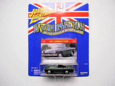 BRITISH INVASION GREEN 1965 SUNBEAM TIGER DIE-CAST CAR wRRs BY JOHNNY LIGHTNING - Image 1 of 3