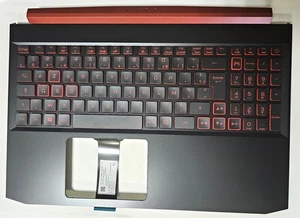 Original Acer Nitro AN515-43 black cover upper with french AZERTY keyboard - Afbeelding 1 van 2