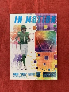 2022 Panini Sauce Gardner In Motion #IM-28 Jets Rookie Sports Trading Card - Picture 1 of 11
