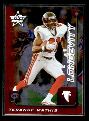 Terance Mathis 1999 Leaf Rookies & Stars #10 Longevity #/50 - Image 1 of 2