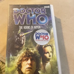 Dr Who VHS The Horns Of Nimon With Tom Baker - Picture 1 of 3